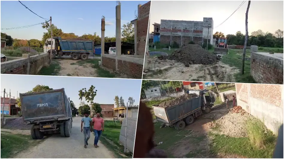 Balrampur Illegal soil mining