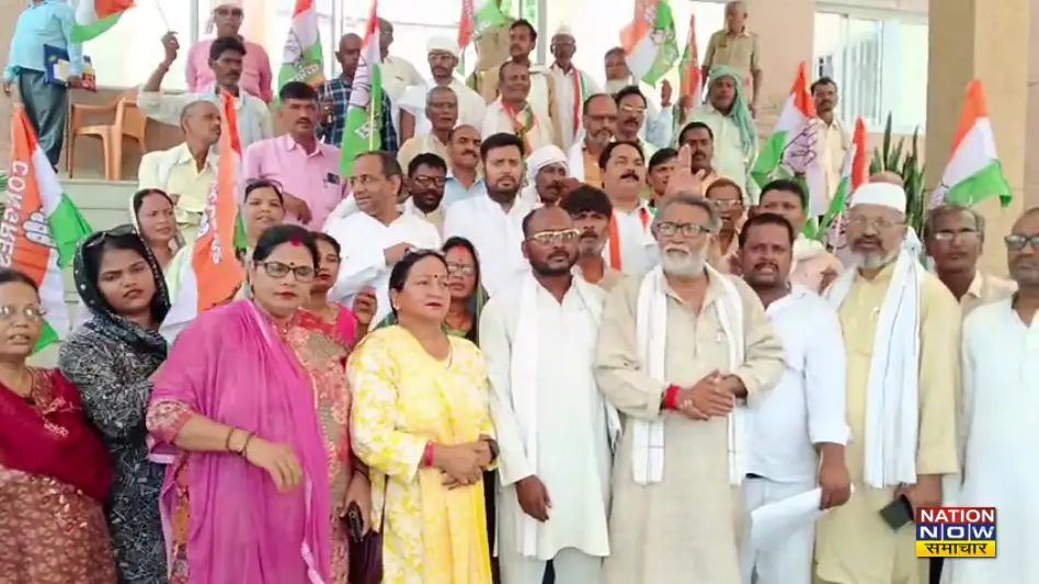 SONBHADRA CONGRESS PROTESTS