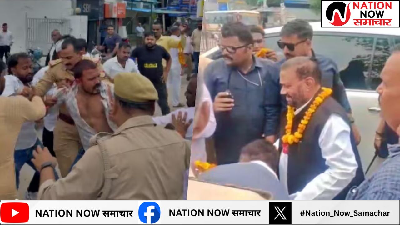 रायबरेली में स्वामी प्रसाद मौर्य को जड़ा थप्पड़