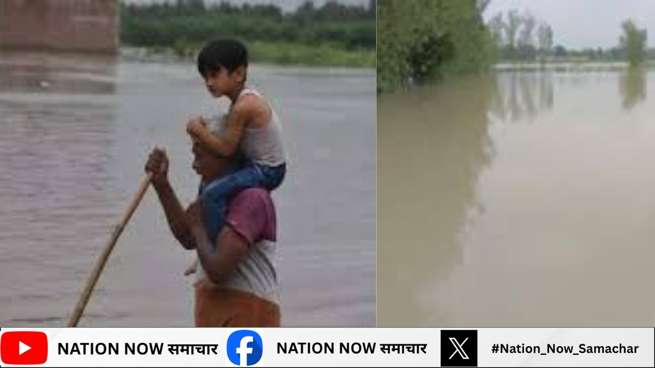 Flood havoc continues in Moradabad: 5 feet of water in the city, dozens of villages submerged, farmers' crops destroyed