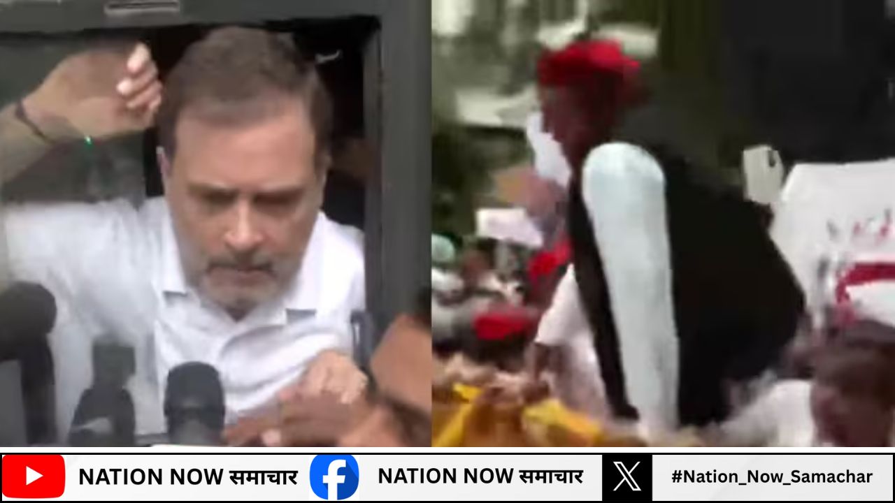 दिल्ली पुलिस ने राहुल गांधी को हिरासत में लिया, राहुल और प्रियंका को हिरासत में लिया गया