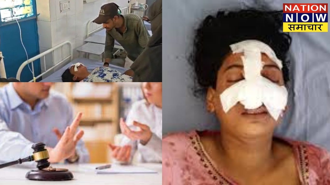 मुरादाबाद: पति ने पत्नी की नाक और होंठ काटे, आरोपी फरार – पीड़िता का इलाज मेरठ में जारी