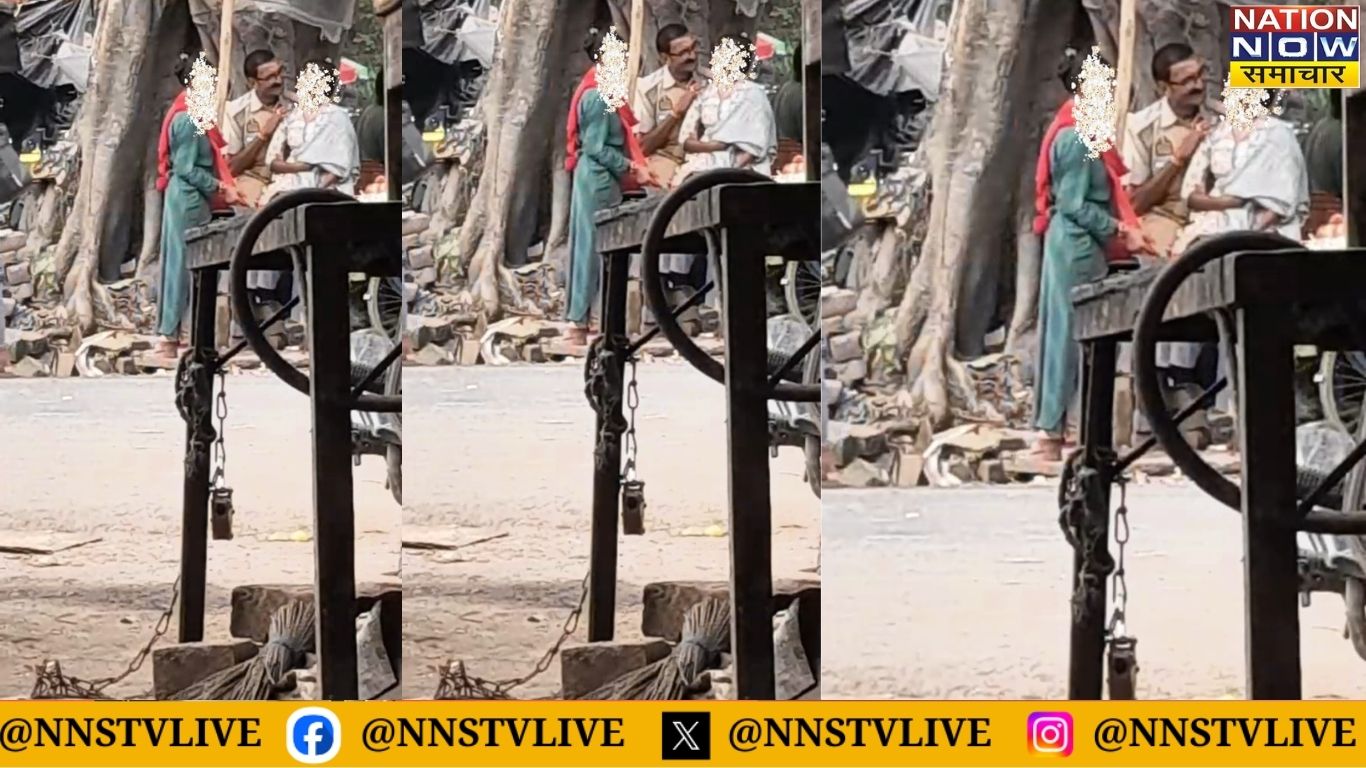 Video of a girl sitting on the lap of a home guard goes viral, sparking discussions on social media