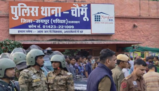 राजस्थान के चोमू में मस्जिद के पास पुलिस पर पथराव, आरोपी गिरफ्तार