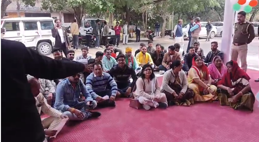 mahoba-rajput-karni-sena-ugc-act-protest-27-january-2026