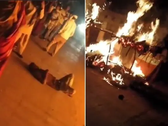 कानपुर में प्रधान पुत्र पर दलित परिवार पर हमला, आधा दर्जन घायल, घर में आग